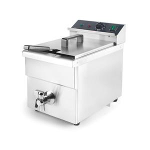 69465-induction-electric-fryer-lacor-silver-3500-w-8-l