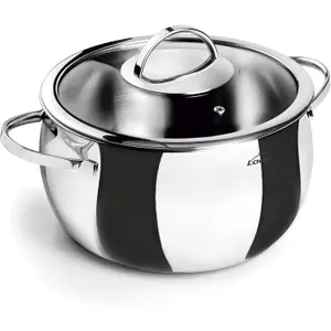 Pot with lid Lacor Belly 24 cm