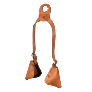 Leather riding stirrups Lakota Little Dude image-0