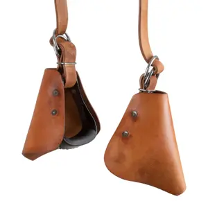 Leather riding stirrups Lakota Little Dude image-2