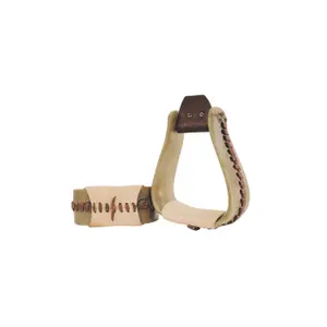 Custom wooden western stirrups Lakota image-0