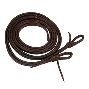 Leather reins for horse Lakota Split 1/2" image-0