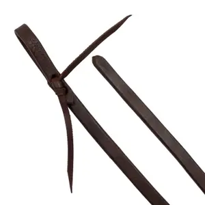 Leather reins for horse Lakota Split 1/2" image-1