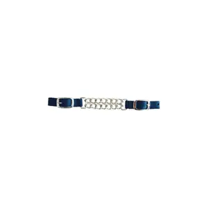 Dubbele ketting nylon gourmette voor paard Lakota image-0