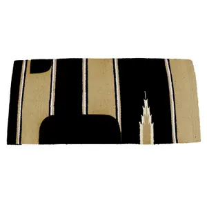 Sattelunterlage für Pferde mit Leder-Patch Lakota Tappetino Navajo image-1