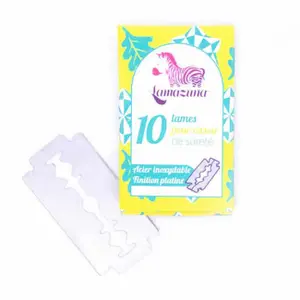 Náhradní balení 10 univerzálních čepelí pro jednorázový holicí strojek Lamazuna image-0