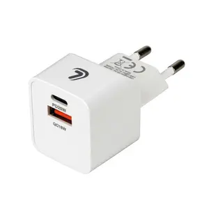 usb-ladegerät mit 2 usb-ports pd 20w - 220/240 vac Lampa Linea Essentials image-0