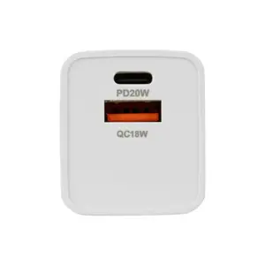 usb-ladegerät mit 2 usb-ports pd 20w - 220/240 vac Lampa Linea Essentials image-1