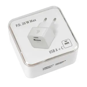 usb-ladegerät mit 2 usb-ports pd 20w - 220/240 vac Lampa Linea Essentials image-2