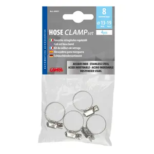 Stainless steel clamps Lampa (x4) image-1