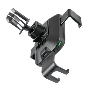 Telephone holder for ventilation nozzle with wireless charging Lampa Graviton Wireless image-1