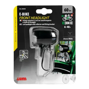 Éclairage vélo feu LED antérieur pour vélo électrique Lampa E-Bike 6/48V image-1