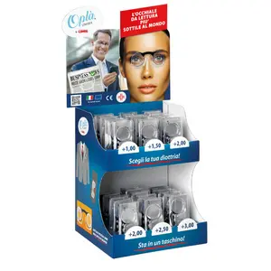 Kit de 30 lunettes de lecture format carte bancaire dioptrie assorti Lampa Oplà image-1