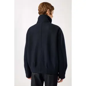 Women’s High Neck Wool Jacket LangerChen image-1