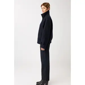 Women’s High Neck Wool Jacket LangerChen image-4
