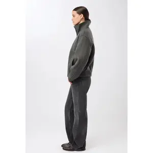 Women’s High Neck Wool Jacket LangerChen image-3
