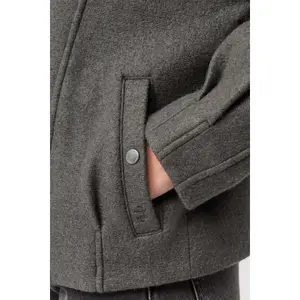 Women’s High Neck Wool Jacket LangerChen image-4