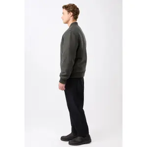 Wool bomber jacket LangerChen image-2