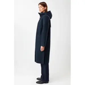 Women's Wool Hooded Coat LangerChen image-2