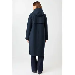 Women's Wool Hooded Coat LangerChen image-3
