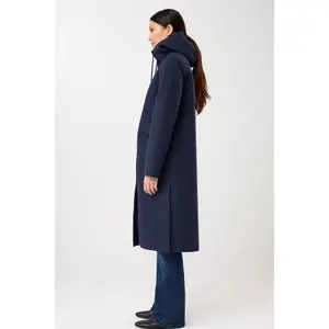 Women's Wool Hooded Coat LangerChen image-2