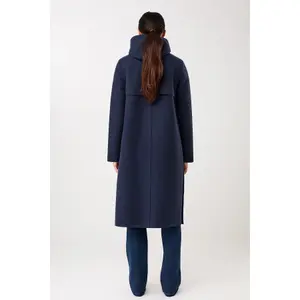 Women's Wool Hooded Coat LangerChen image-3