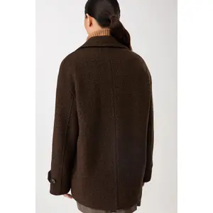 Manteau court femme LangerChen Caban Style image-3