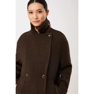 Manteau court femme LangerChen Caban Style image-4