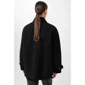 Double-breasted women's coat LangerChen Caban Style image-3