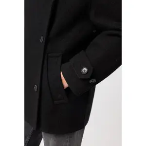 Double-breasted women's coat LangerChen Caban Style image-4