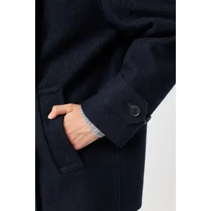 Double-breasted women's coat LangerChen Caban Style image-2