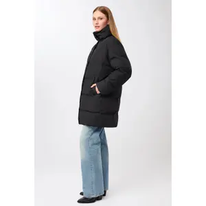 Eco-Friendly High Collar Jacket for Women LangerChen image-2