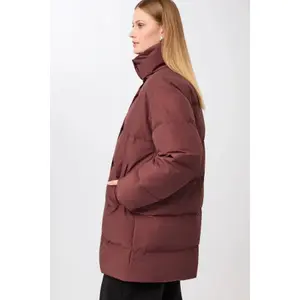Eco-Friendly High Collar Jacket for Women LangerChen image-2