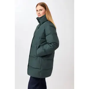 Eco-Friendly High Collar Jacket for Women LangerChen image-1