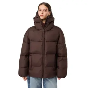 High-neck puffer jacket for women LangerChen