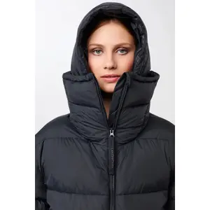 High-neck puffer jacket for women LangerChen image-1