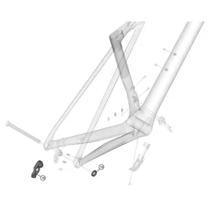 Derailleur hanger Lapierre Xelius SL3 - Pulsium CF Aircode image-0
