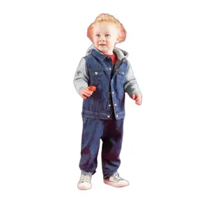 Baby hooded denim jacket Larkwood