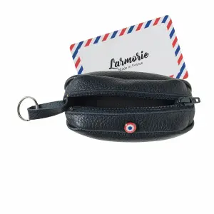 Porte-monnaie cuir grainé Larmorie Charles image-1