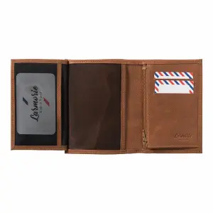 Carteira de couro vintage enfant Larmorie Victor image-2