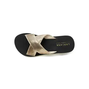 Women's wedge sandals Lascana Metallic image-4
