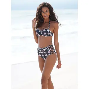 Bandeau Badetop Med Bøjler Dame Lascana Ditsy image-2