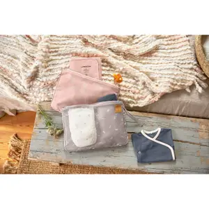 Striped baby diaper organizer pouch Lässig image-2