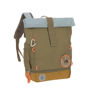 Mini-Rucksack Kind Lässig Rolltop Nature