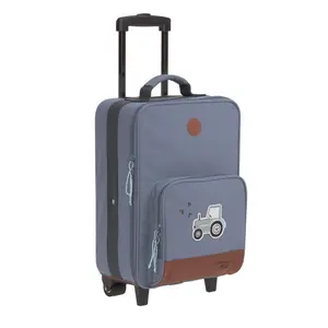 Childrens suitcase with wheels Lässig Adventure Tracteur image-0