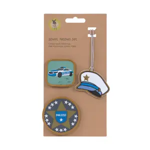 Children's fastener and badges Lässig Police image-0