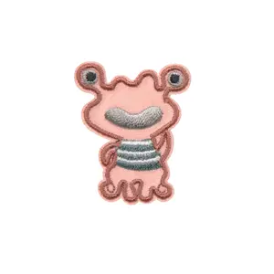 Woven textile stickers for children Lässig Monstre image-1