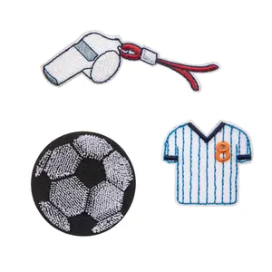 Woven textile stickers for children Lässig Football image-4