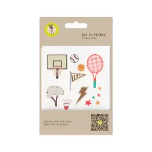 Woven textile stickers for children Lässig Sport image-0