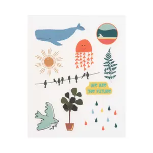 Woven textile stickers for children Lässig Planète image-2